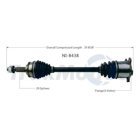 Surtrack Axle Cv Axle Shaft, Ni-8438 NI-8438